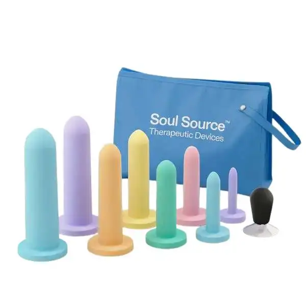 Soul Source full set of progressive vaginal dilators sizes 1–8 for pelvic floor therapy Soul Source full set of progressive vaginal dilators sizes 1–8 for pelvic floor therapy